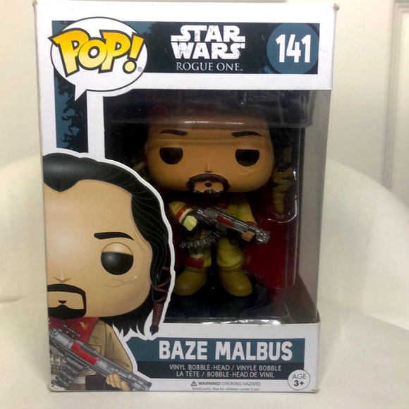 Star Wars Baze Malbus Rogue One Funko Pop Toy - Picture 1 of 2